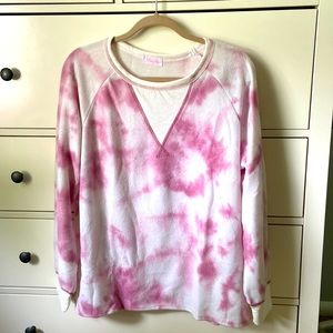 Long sleeve tie dye top